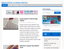 Tablet Screenshot of orgudantelmoda.com